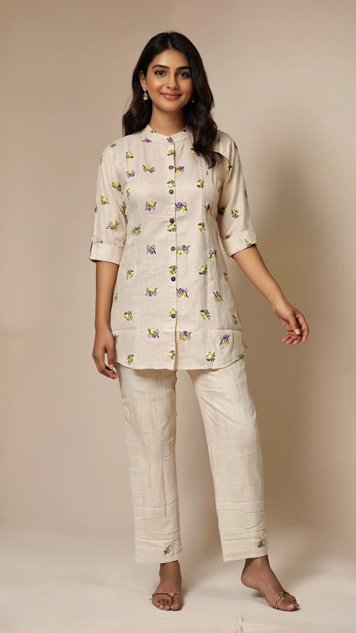 D.Gokuldas NX - Cord Set Kurti